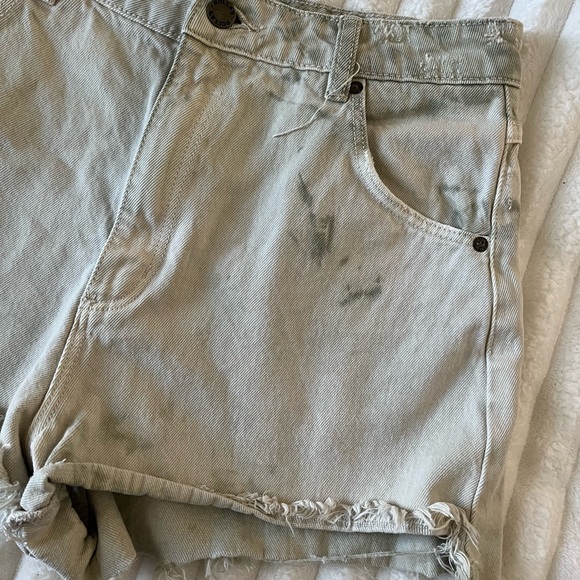 ROLLA’S Tie-Dye Dusters High-Rise Slim Jean Shorts - Picture 2 of 8